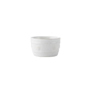 Our slightly oversized ramekin is the most versatile item in your kitchen! Use for herbed butters, petit souffles, or for an assortment of nibbles.