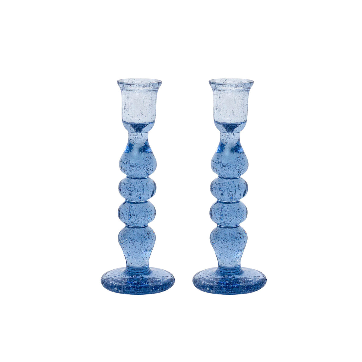 Provence 7" Candlestick Set/2 - Chambray - Chambray
