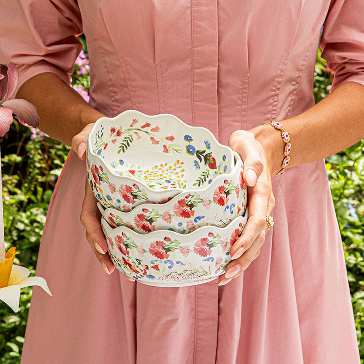 Sofia Cereal/Ice Cream Bowl - Multi – Juliska