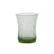Inspired by the traditional bubbly glassware from Provence and of sturdy construction to make everyday drinking, effervescent. For water, wine, and everything in between, this mouth-blown tumbler is small in stature but large in sparkle - bringing a charming spirit of joie de vivre to every sip. Offered in four chic and versatile hues: Basil, Chambray, Blush, and Clear (we always love to add a pop of color to the table with colorful glass)!