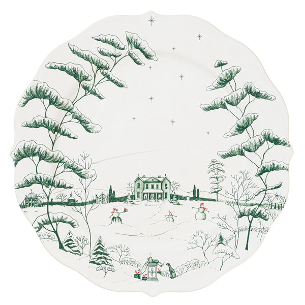 Country Estate Winter Frolic Charger - Evergreen – Juliska
