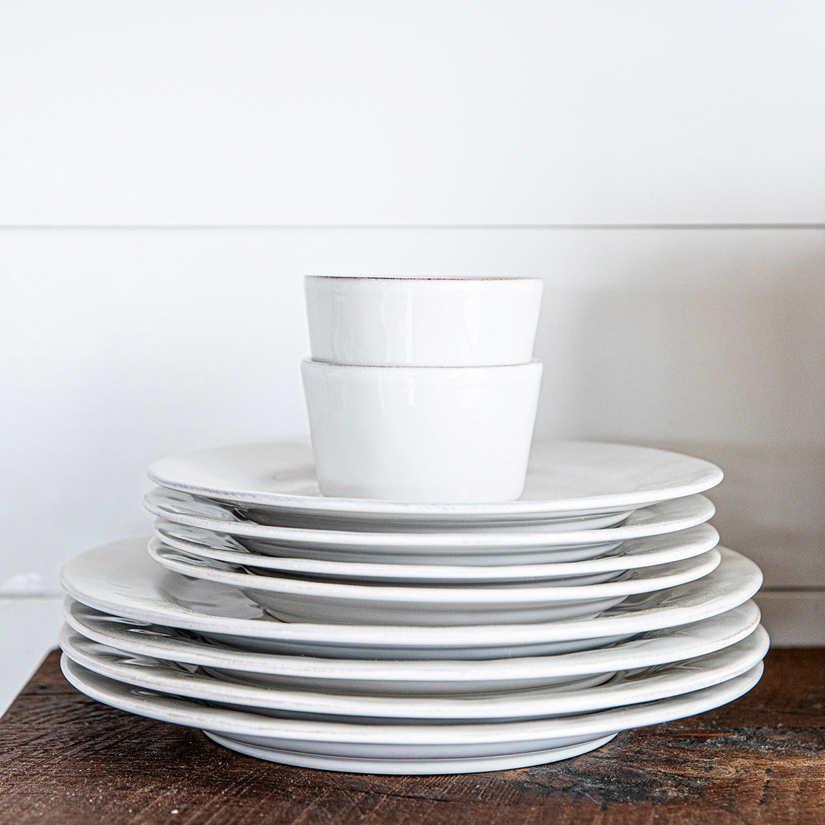 Puro Ramekin - Whitewash, alternate angle
