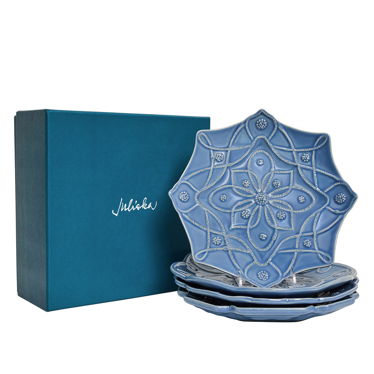 Jardins du Monde 15 in Platter - Whitewash – Juliska