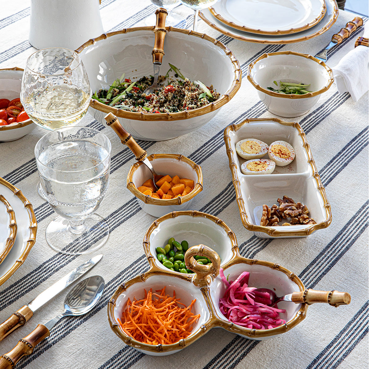 Juliska Bamboo Triple Server – Shop Juliska