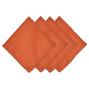 Berry Scallop Napkin Set/4 - Pumpkin