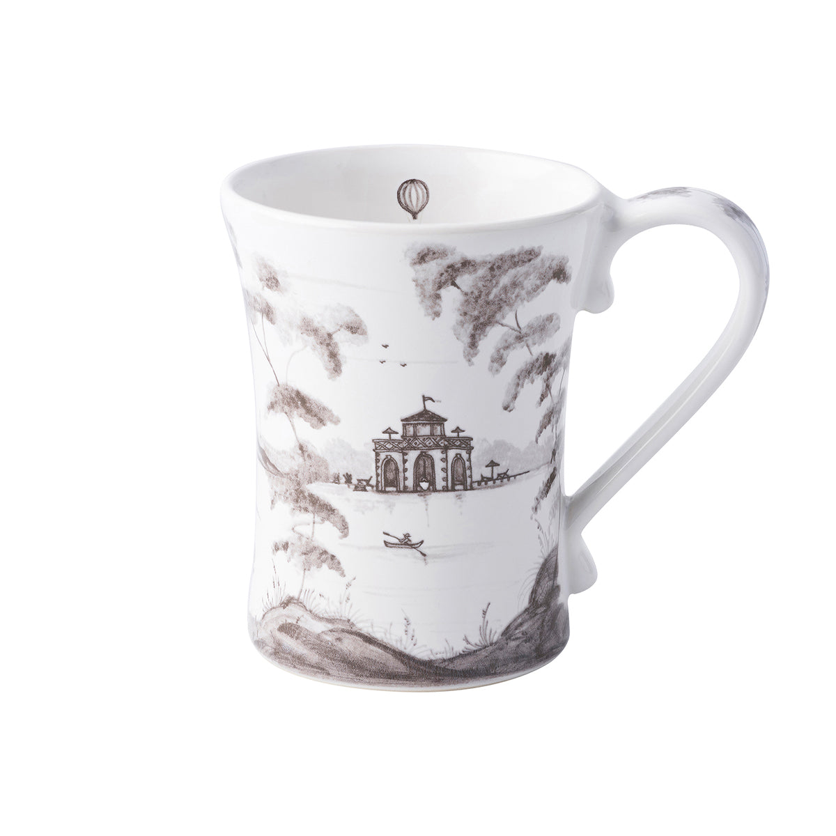 Country Estate 4pc Place Setting - Flint Grey - scale reference view