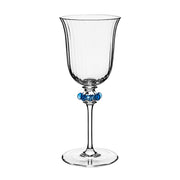Nell Ruffle Wine Glass - Chambray