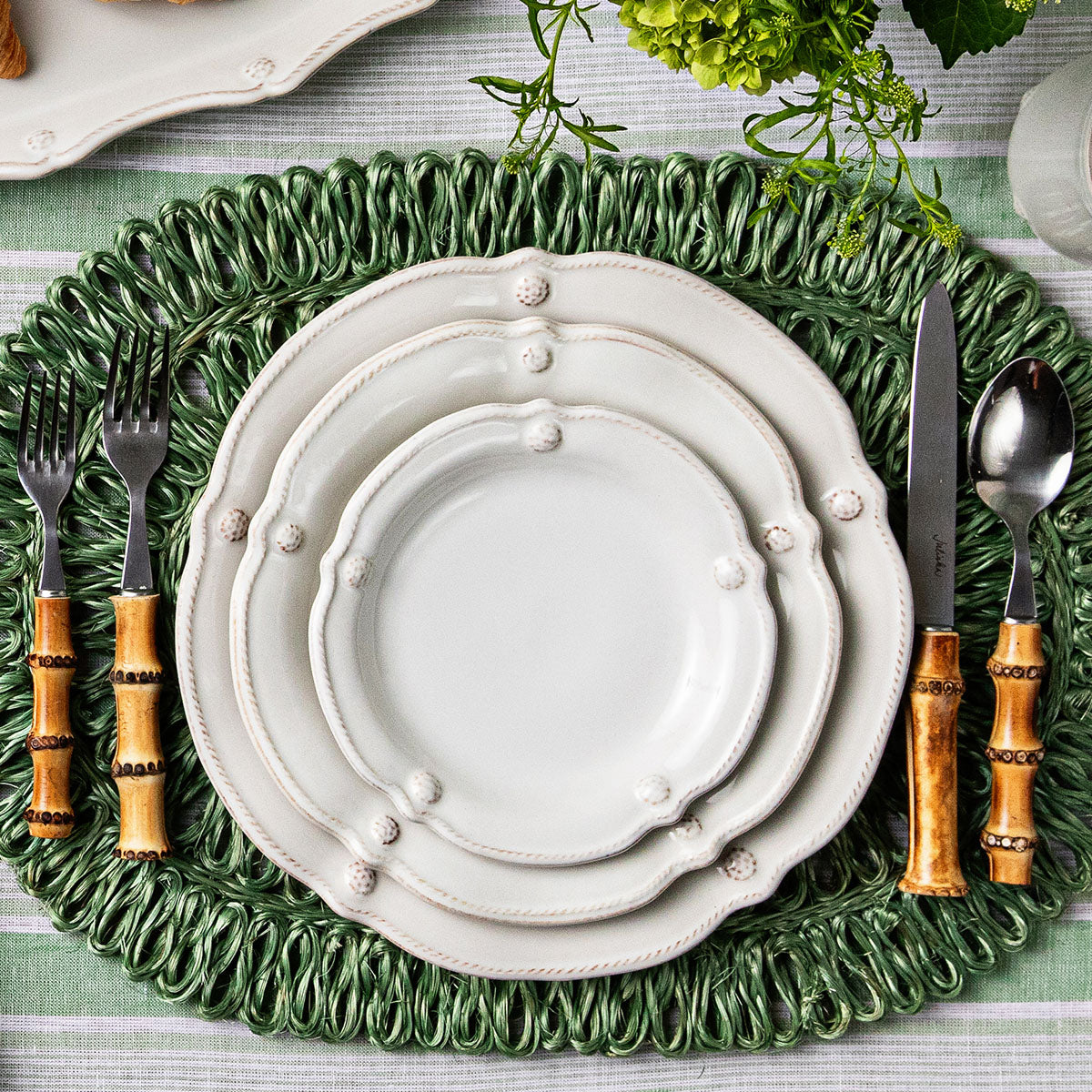 Shop Berry & Thread Flared Salad Plate - Whitewash online. – Juliska