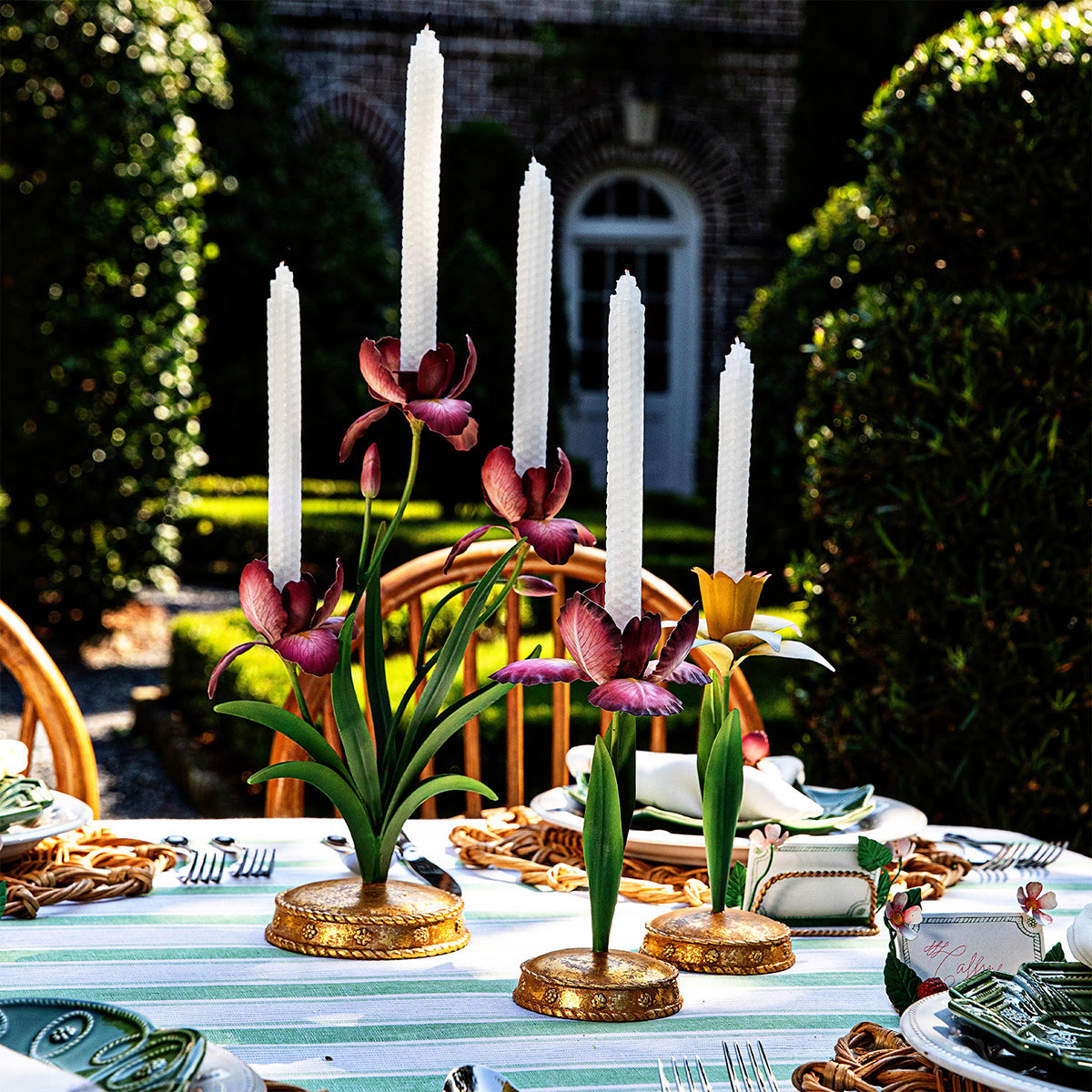 Meadow Walk Iris 14 in Centerpiece Candelabra - Pink – Shop Juliska