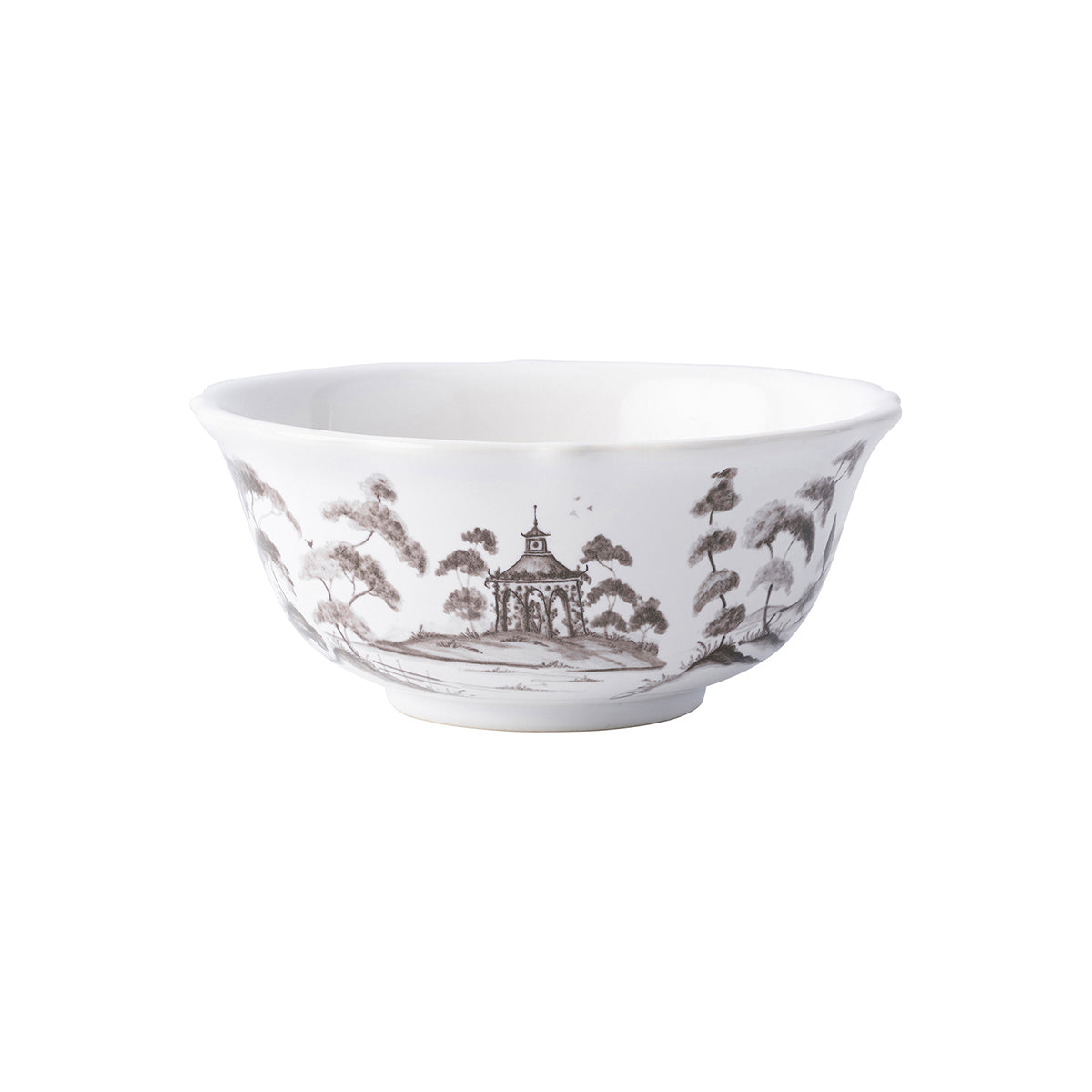 Country Estate 4pc Place Setting - Flint Grey - lifestyle setting