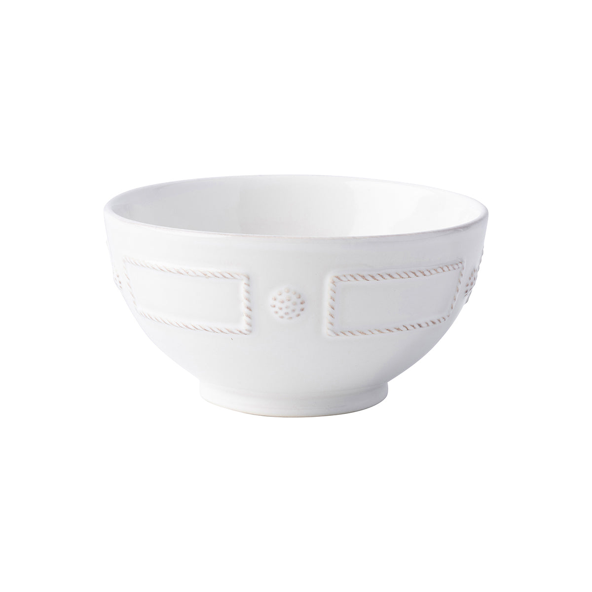 Berry & Thread French Panel 16pc Place Setting - Whitewash, scale reference view