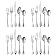 Meticulously designed and crafted in the spirit of old world French tradition, our Berry &amp; Thread stainless steel flatware is of optimum weight in-hand, exceptional for its decorative motif on both front and back and hand rubbed with care to a warm luster finish. This setting is the essence of rustic and refined style.