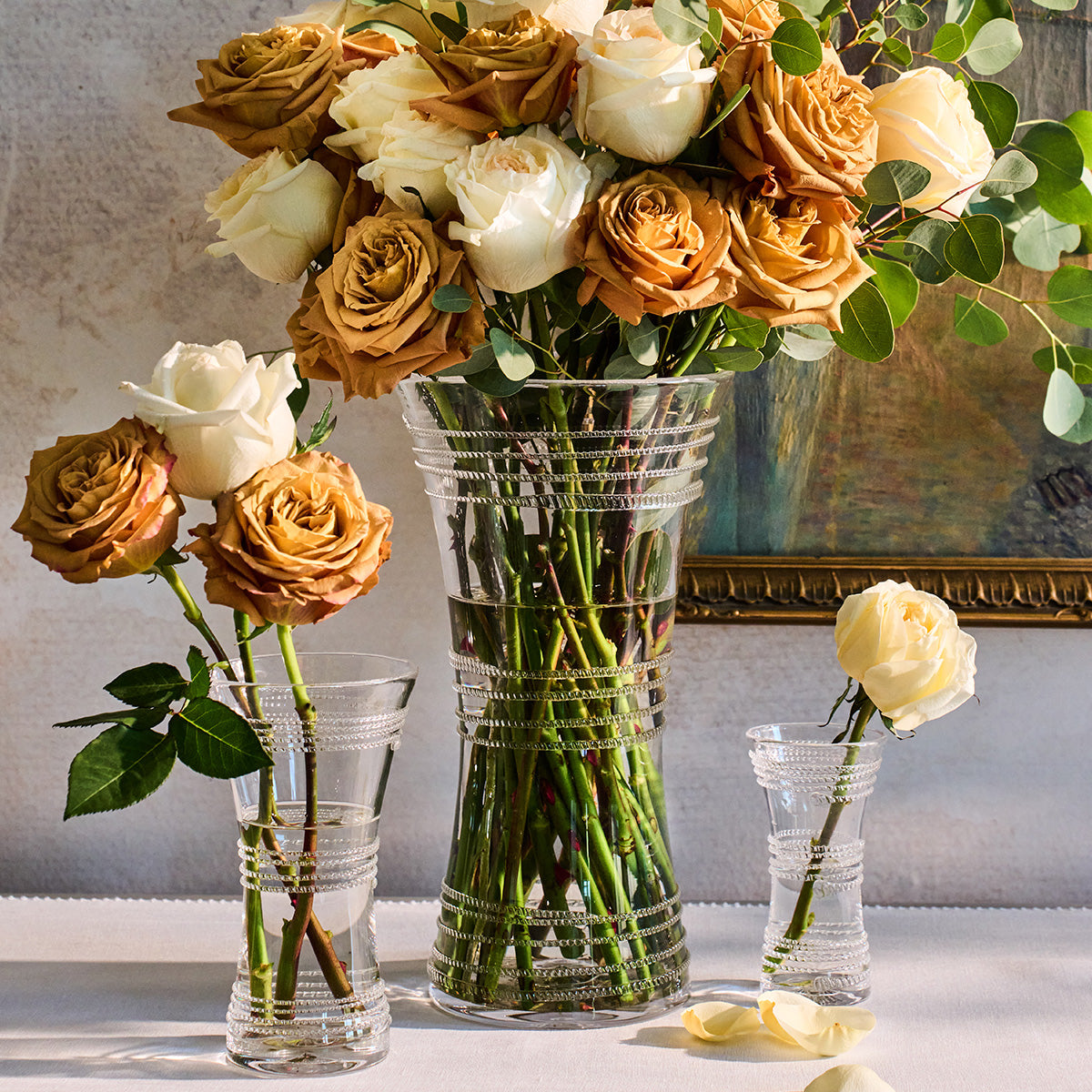 Ella 14" Corset Vase - scale reference view