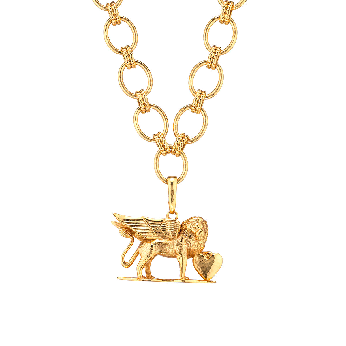 Lionheart Charm/Pendant - Gold detail 