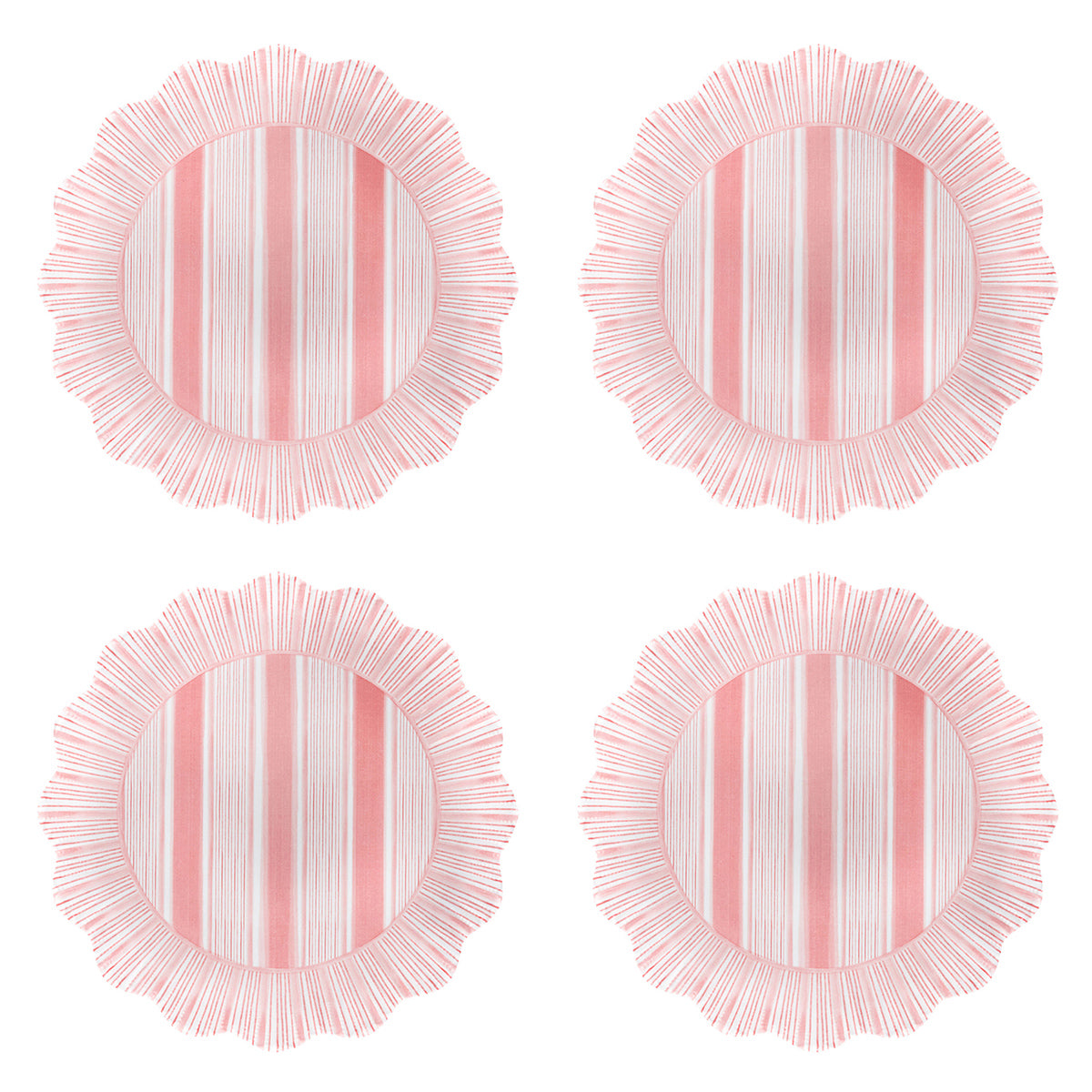 Stripe salad plate by Juliska