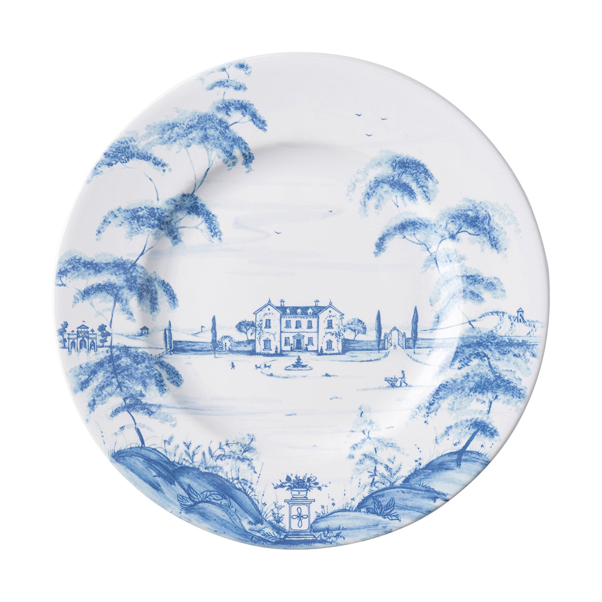 Country Estate 4pc Place Setting - Delft Blue - detail view