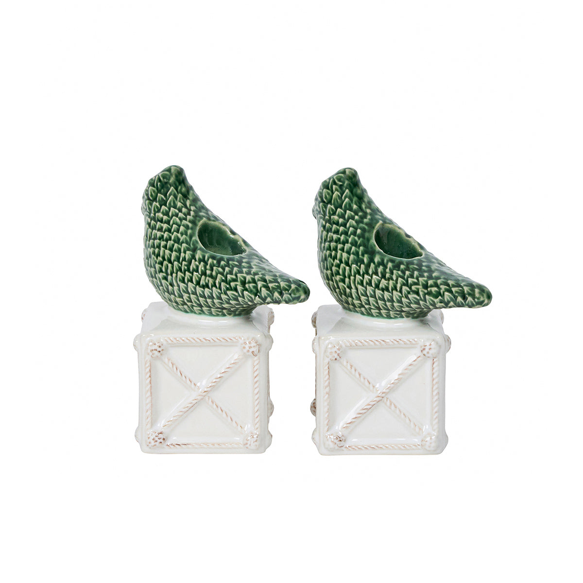 Berry & Thread Bird Topiary Candlestick Set/2 - Multi – Juliska