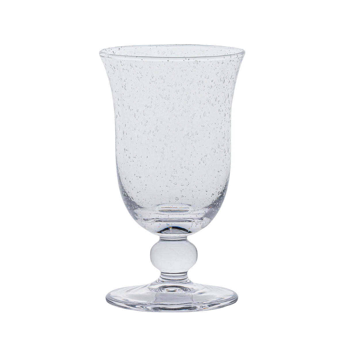 Inspired by the traditional bubbly glassware from Provence while making use of sturdy construction to make everyday drinking effervescent. For wine, water or a seasonal spritz (with or sans alcohol) this statuesque, mouth-blown goblet brings a charming spirit of joie de vivre to every sip. Offered in four chic and versatile hues: Basil, Chambray, Blush, and Clear (we always love to add a pop of color to the table with colorful glass)!