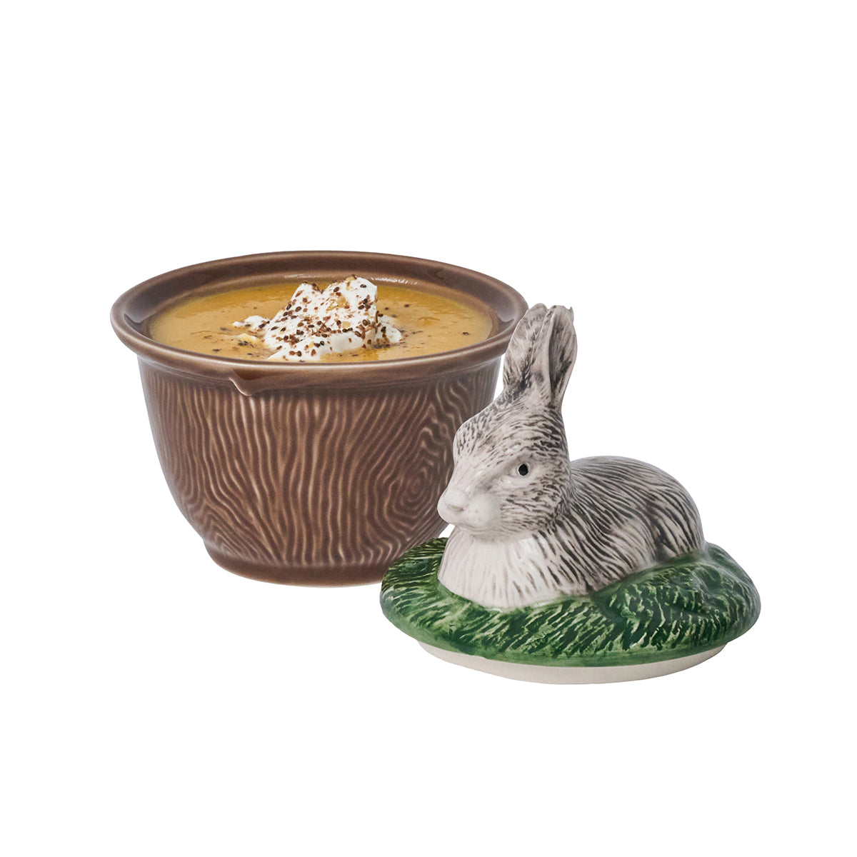 Forest Walk Rabbit Bowl with Lid - Multi – Juliska