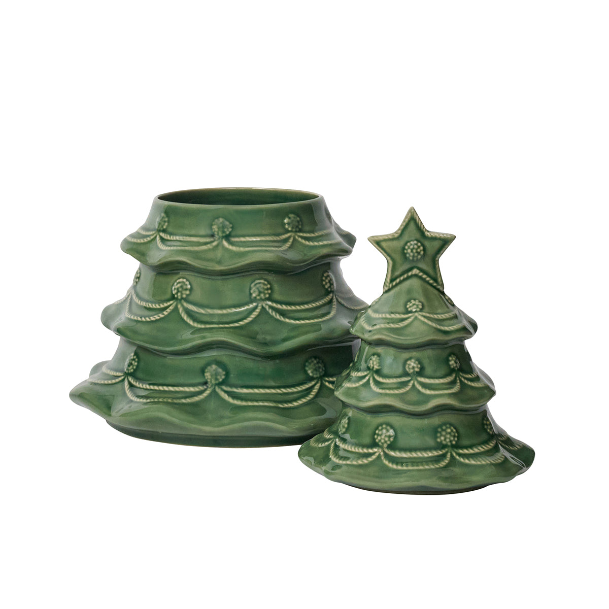 Berry & Thread Christmas Tree Cookie Jar - Basil – Juliska