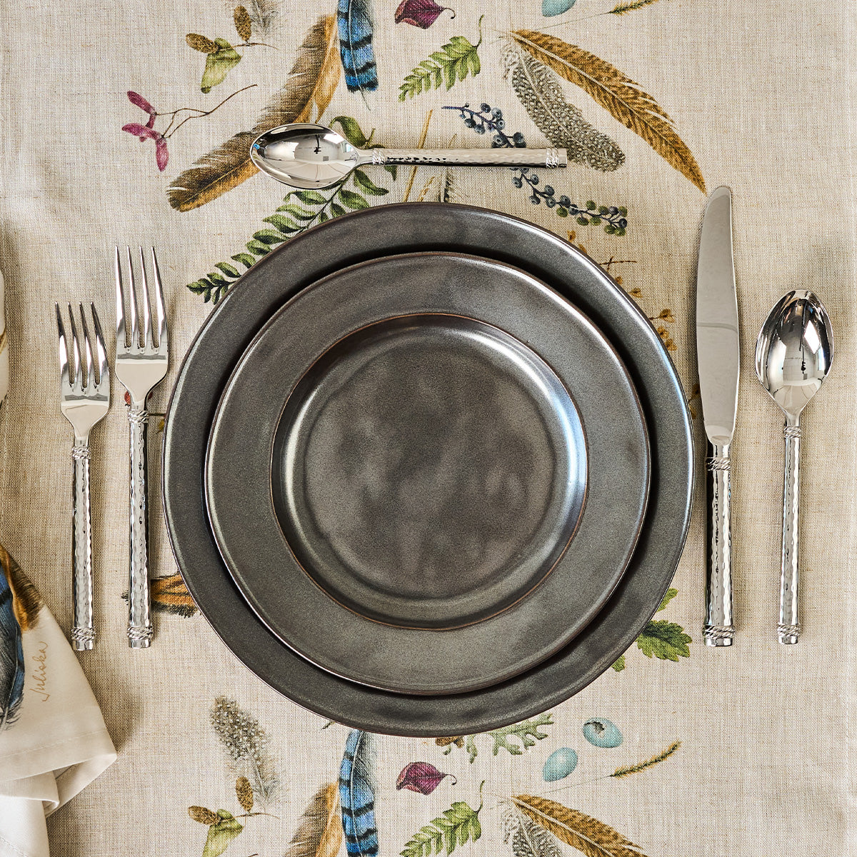 Pewter Stoneware Dinner Plate – Shop Juliska