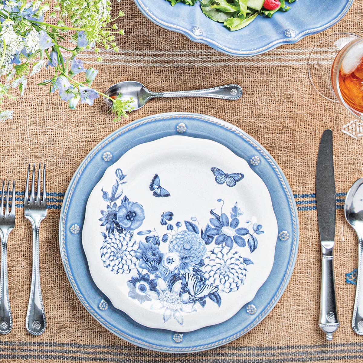 Shop Berry & Thread Dinner Plate - Chambray from Juliska. – Shop