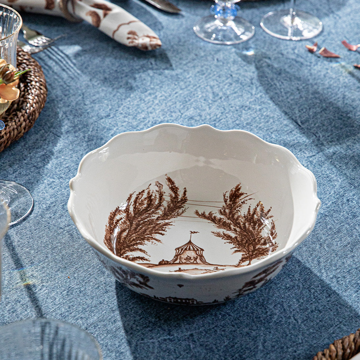Country Estate Harvest 10" Serving Bowl - Sepia - alternate angle