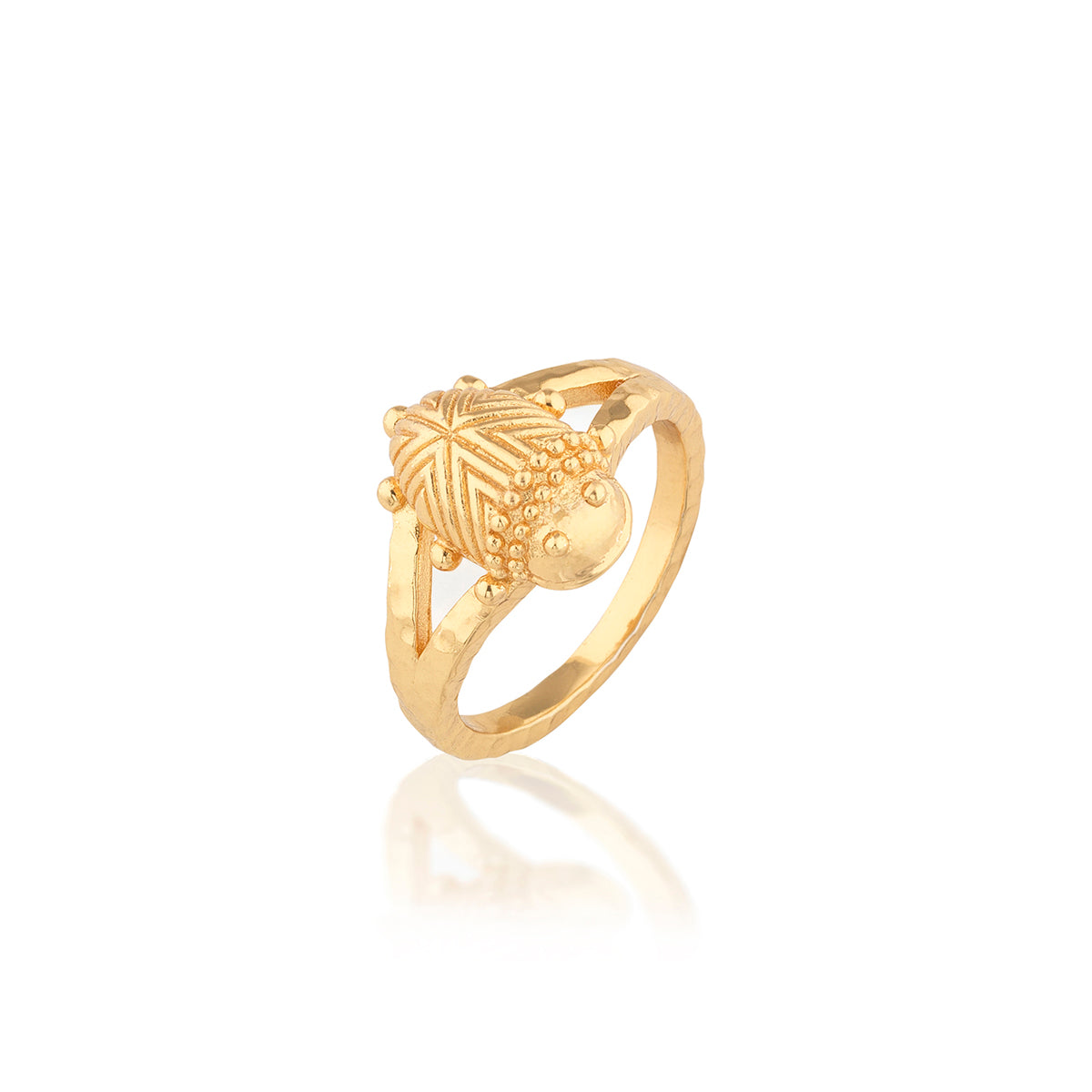 Scarab Gilded Ring - Gold
