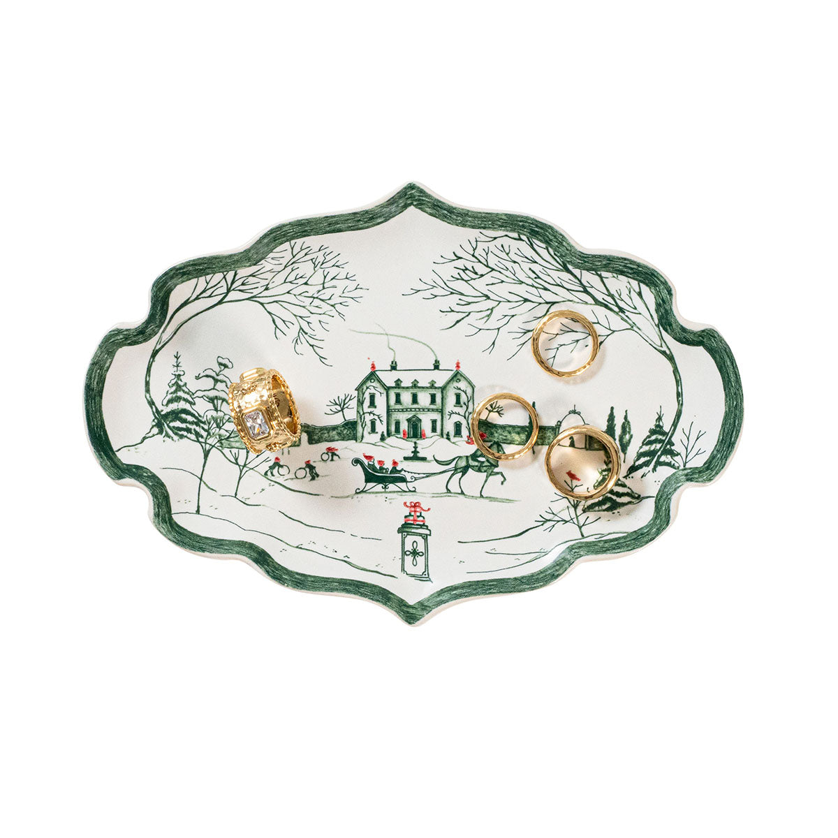 Country Estate Winter Frolic 7 in Tray- Evergreen – Shop Juliska