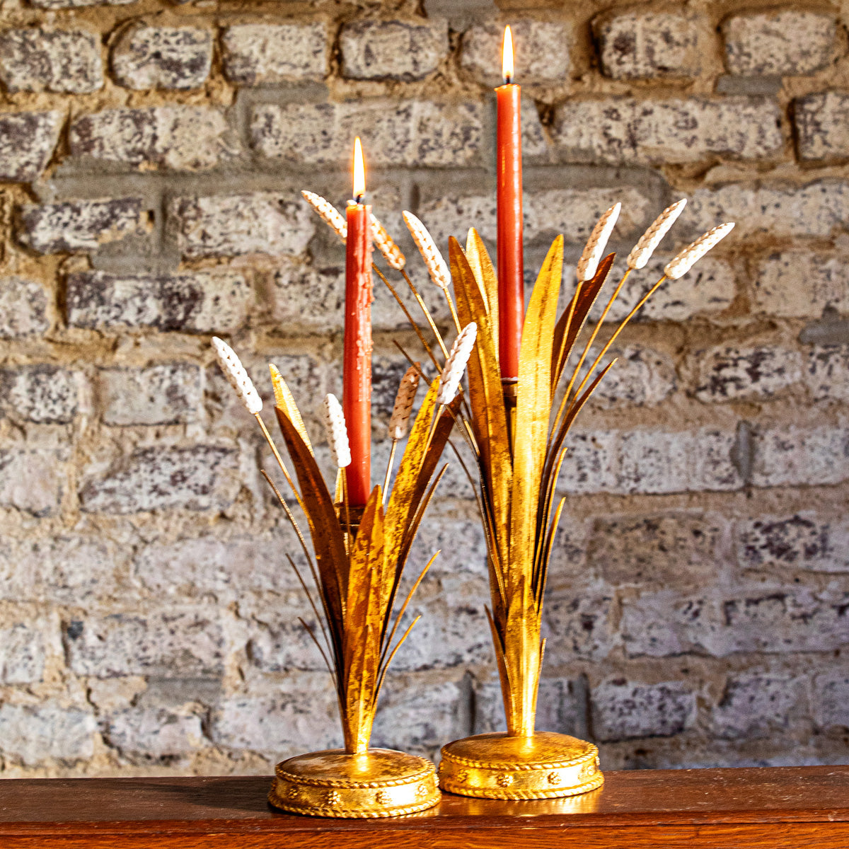 Forest Walk Wheat 13 in Candlestick - Gold – Juliska