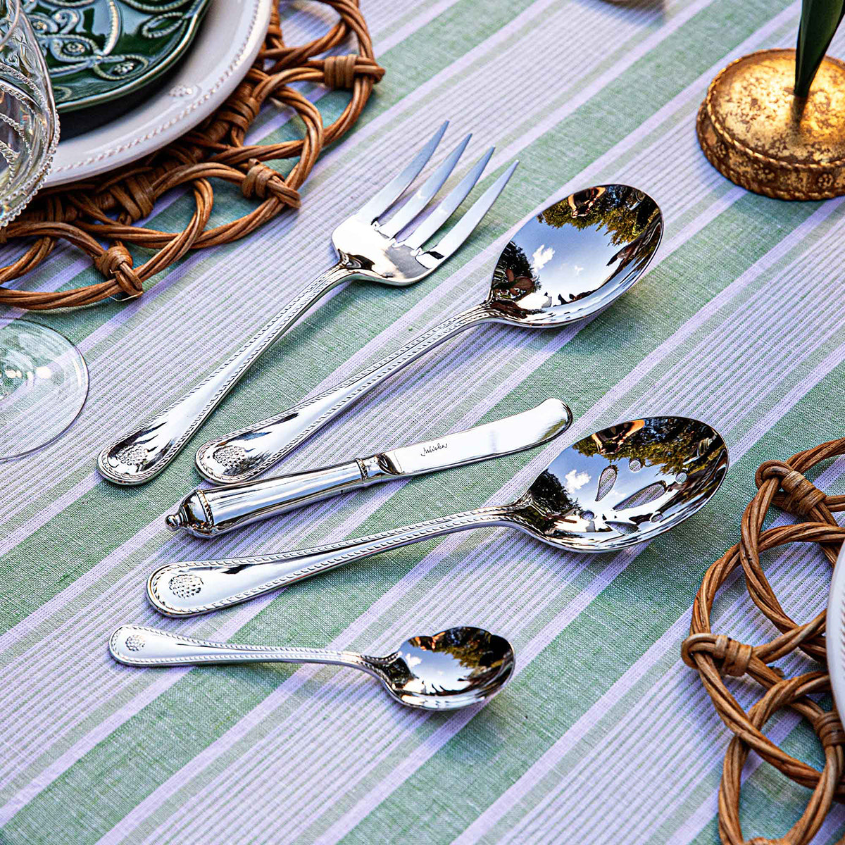 【新品未使用】Juliskaジュリスカ　スプーン&フォーク　サービング用 Juliska Serving Utensils - Serving Utensil Sets
