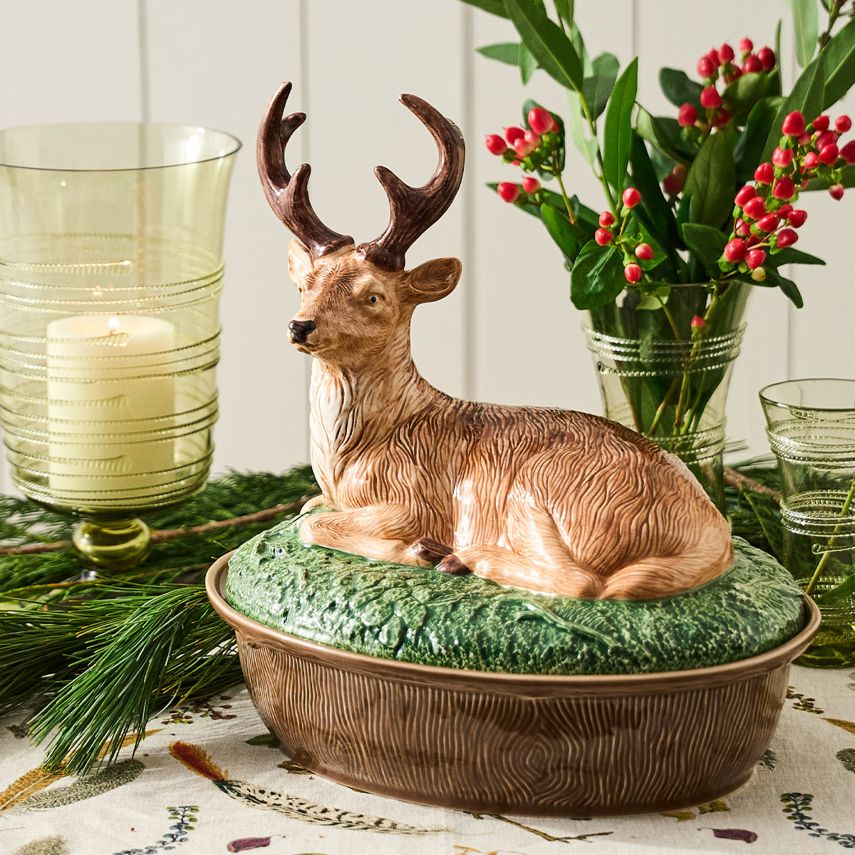Forest Walk Stag Baker with Lid - Multi - scale reference view