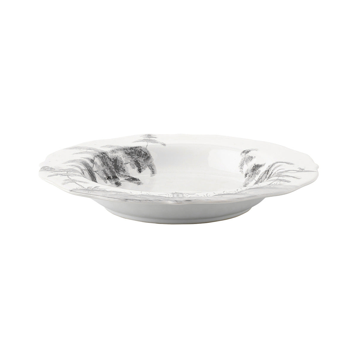 From our Country Estate Collection- Too much of a good thing is wonderful, like summer splashing, winter skating, and clandestine rendezvous at the boathouse. Ladle your mother's homemade chicken soup or pasta bolognese into these bowls, which are excellent for generous helpings. Featuring: the Boathouse.