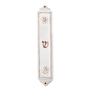 An elegant ceramic mezuzah in our beautiful whitewash finish and iconic Berry & Thread motif, to hold a blessing at each doorway. 