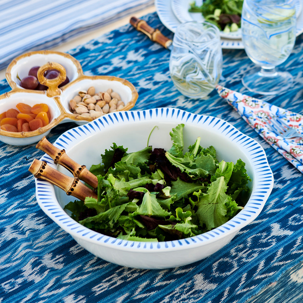 Sitio Stripe 12 in Serving Bowl - Delft Blue – Juliska