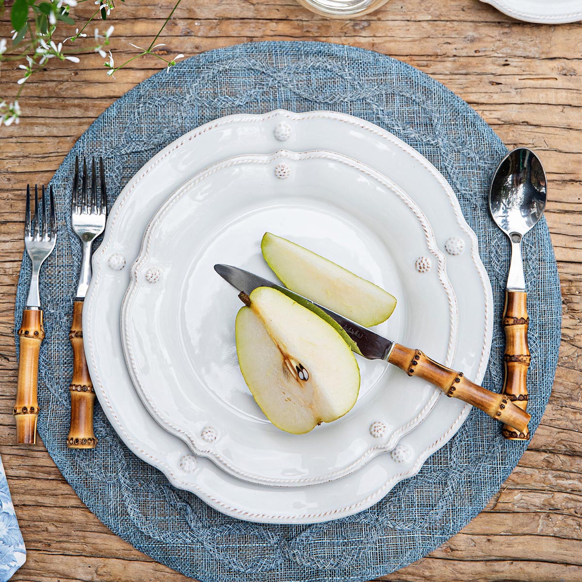 Shop Berry & Thread Flared Salad Plate - Whitewash online. – Juliska