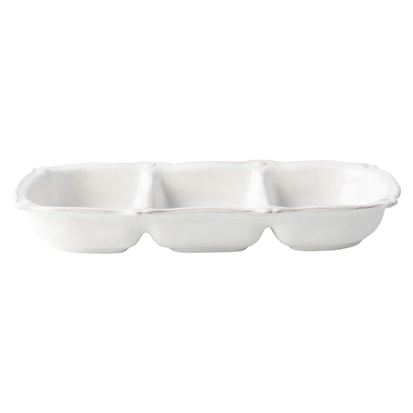 Berry & Thread 14 in Triple Section Server - Whitewash – Juliska