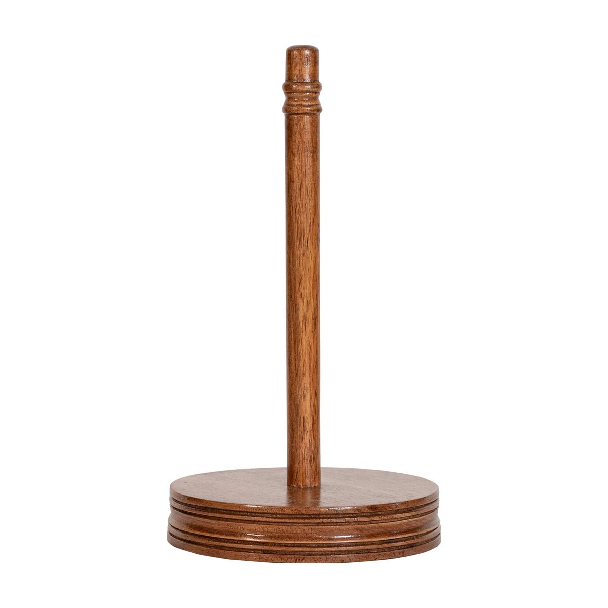 An elevated version of a kitchen essential, designed to bring natural beauty and textural warmth to your countertop. Made of hand-turned mango wood in a streamlined design, this paper towel holder is a soulful neutral that keeps things tidy in modern to traditional spaces alike. Couple it with our utensil crock for a cohesive set.