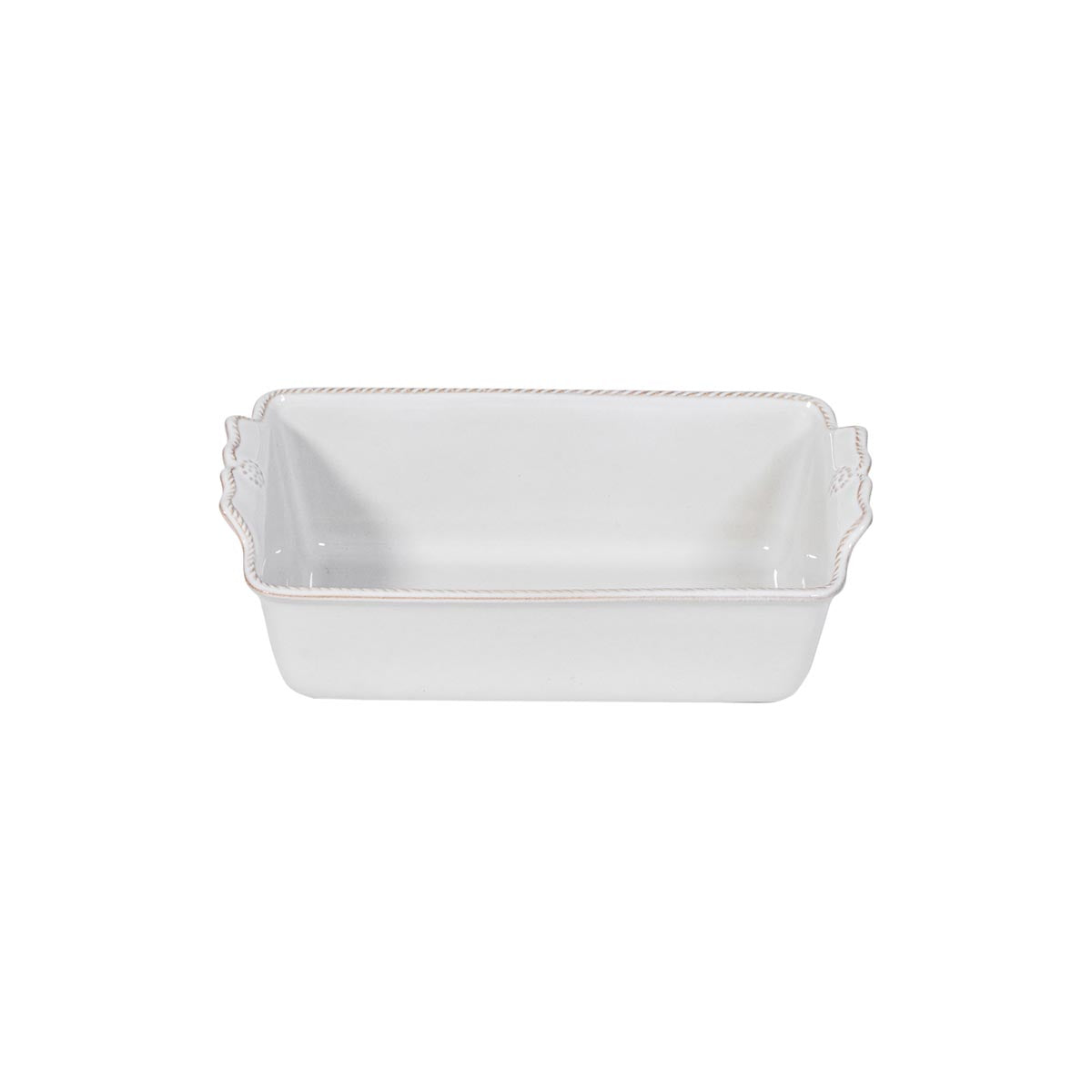 Baking is a snap when you take our lovely and versatile loaf pan straight from the oven to your table. Or for a truly thoughtful gift, fill it with your favorite recipe and bestow it upon a friend. Even better, make it a set with our square baker (keep consistent with below) and 17” rectangular baker -- a trio designed as a nesting set for space-efficiency!