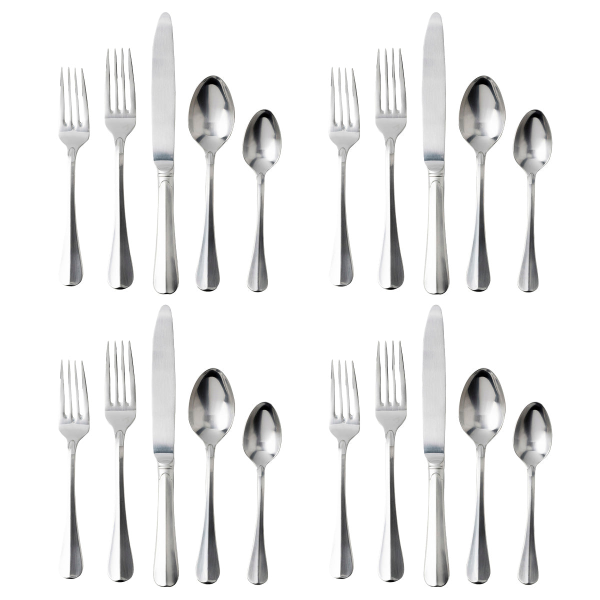 The joie de vivre radiating from the outdoor cafes of Paris captures the essence of our Bistro flatware. With a lustrous satin-finish, classic center pleat and generous weight, our 19/10 stainless steel flatware bestows a chic timelessness to your table and pays homage to functional beauty.