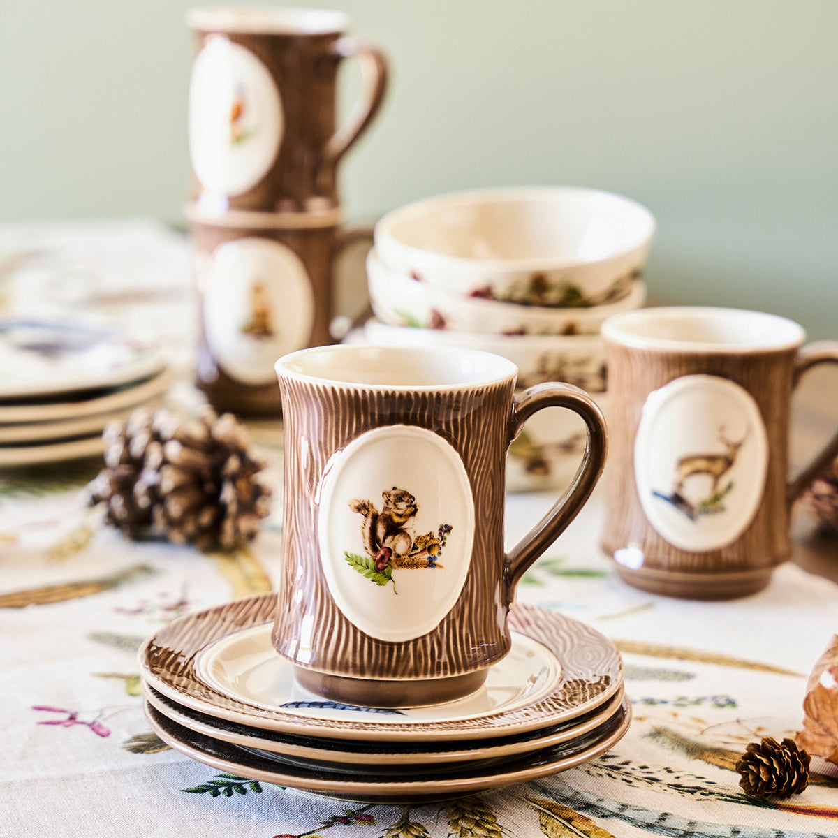 Forest Walk Squirrel Mug – Juliska