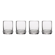 The classic. Four Double Old Fashioned glasses of unrivaled beauty for sipping and savoring the good life. Distinctive for its mix of spiral optic glass and hammered treatment, a ground-breaking technique achieved by our master glass artisans to stunning effect that pairs perfectly with smooth pours, favorite libations, and celebratory moments. Achieve legendary status by showing up with this set, which comes beautifully wrapped in our signature Juliska gift box. Let cocktail hour commence!