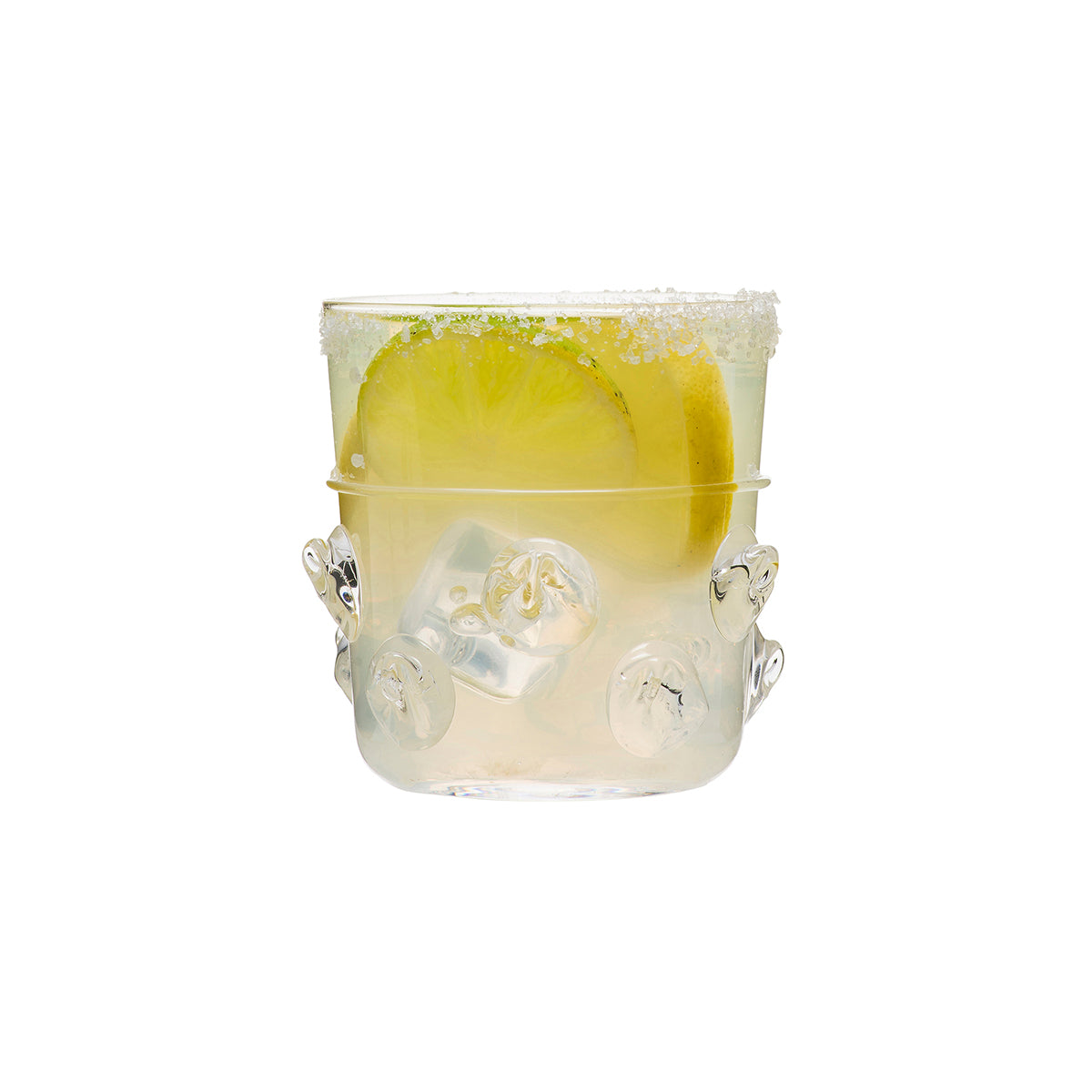 Florence Rocks Glass - styled table setting view