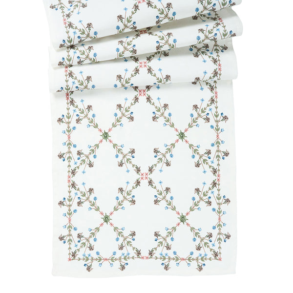Villa Seville 18 in x 90 in Table Runner - Chambray – Juliska