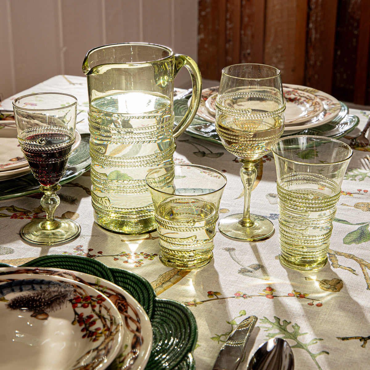 Ella Large Tumbler - Green - alternate angle
