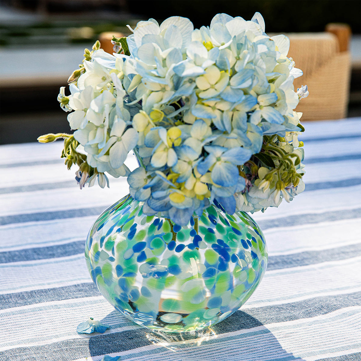 Juliska 花瓶 RoseBowl ガラス Vase Puro 6 in Vase - Ocean – Juliska