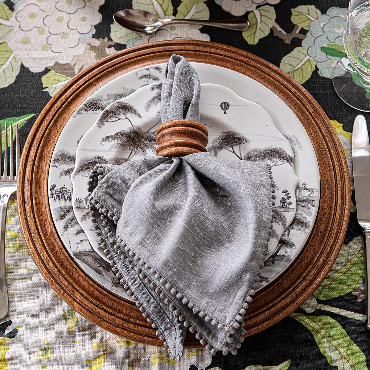 Bilbao Wood Charger/Platter | Juliska
