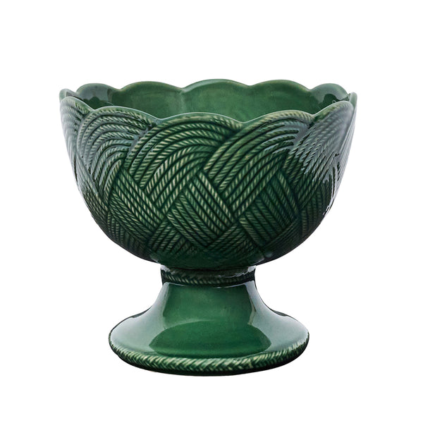 Le Panier Mystic Knot Footed Bowl - Basil – Juliska Le Panier Mystic Knot Footed Bowl - Basil – Juliska