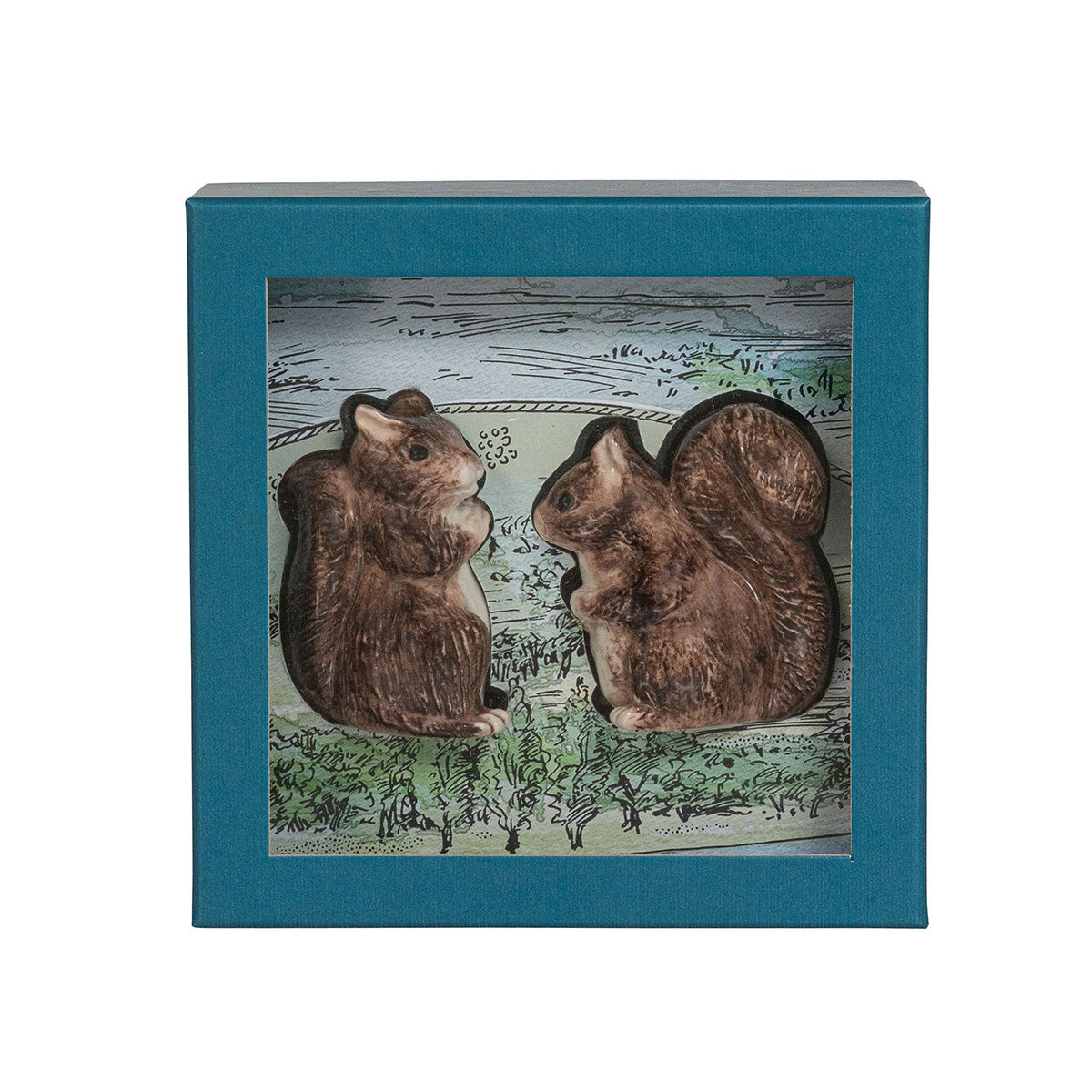 Clever Creatures Squirrel Salt and Pepper Shakers Set-2pc – Juliska
