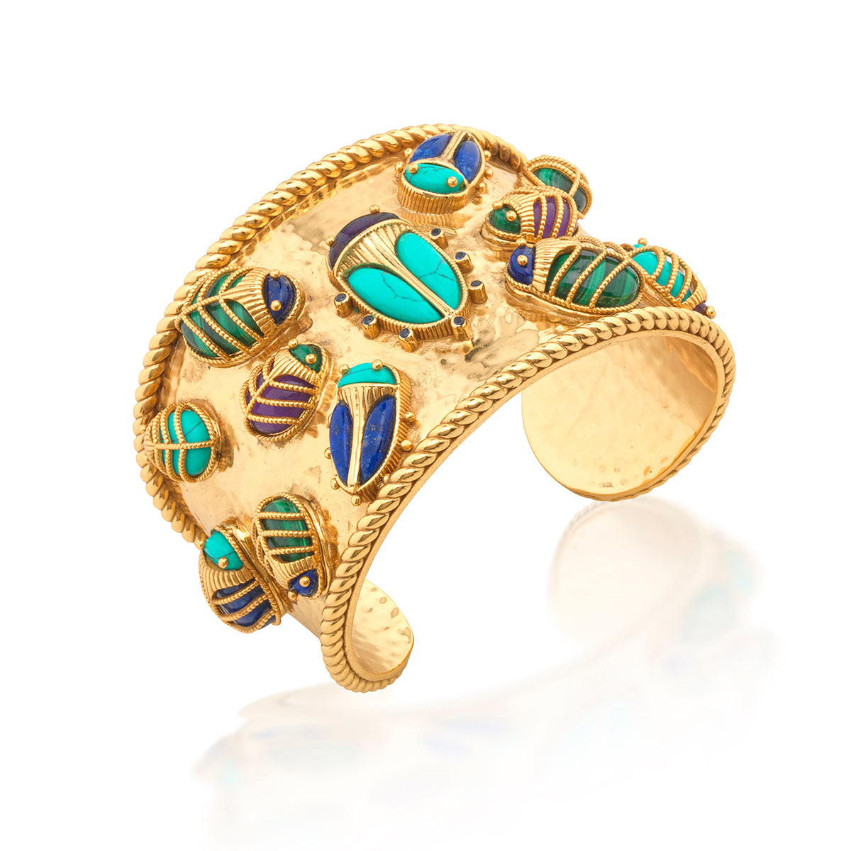 Scarab Family Reunion Cuff Multi, detail view